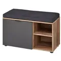 Produktbild: Innostyle Garderobenbank Linea Holzoptik Braun Eiche