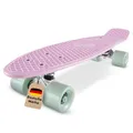 Produktbild: BIKESTAR Vintage Retro Cruiser Skateboard 60mm für Kinder und Erwachsene auch Anfänger ab ca. 6-8 Jahre | Pink & Mint