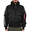 Produktbild: ALPHA INDUSTRIES MA-1 D-Tec SE Bomberjacke für Herren Black/Reflective