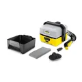 Produktbild: Kärcher Druckreiniger OC 3 Pet Box, Niederdruck, Fördermenge: 2 l/h, Gewicht: 2,2 kg, 4 l-Tank, Spiralschlauch: 2,8 m, Flachstrahldüse, Kegelstrahldüse, Fellreinigungsbürste, Handtuch, Zubehörbox