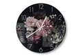 Produktbild: DEQORI Wanduhr 'Blühende Pracht' (Glas Glasuhr modern Wand Uhr Design Küchenuhr)