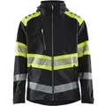 Produktbild: BLAKLÄDER® Warnschutz Softshelljacke 4494, schwarz/gelb 44942513 , 1 Stück, Größe: XL