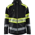 Produktbild: Arbeits-softshelljacke Hochsichtbarkeit 4494 - Schwarz/neongelb Xl