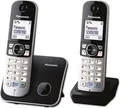 Produktbild: Panasonic KX-TG 6812 Strahlungsarmes Schnurlostelefon, Rufnummernanzeige, 18h Sprechzeit, 7 Tage Standby, Freisprechfunktion, Babyfon-Funktion, DECT