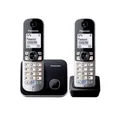Produktbild: Panasonic KX-TG6812GB Duo Schwarz Schnurloses Telefon Schnurloses DECT-Telefon