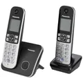 Produktbild: anasonic KX-TG6812GB DECT Schnurlostelefon DUO schwarz