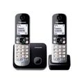 Produktbild: Panasonic KX-TG6812GB DUO Schwarz Schnurlostelefon Eco-Modus Anrufsperre