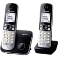 Produktbild: Panasonic KX-TG6812 Duo DECT, GAP Schnurloses Telefon analog Freisprechen