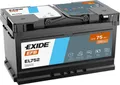 Produktbild: Exide EL752 EFB Autobatterie 75Ah 575 500 073