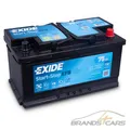Produktbild: EXIDE AUTOBATTERIE 12V 75Ah STARTERBATTERIE 730A EL752 EFB START STOPP