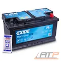 Produktbild: EXIDE AUTOBATTERIE 12V 75Ah STARTERBATTERIE 730A EL752 EFB START STOPP+POL FETT