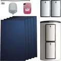 Produktbild: Vaillant Solarthermie-Paket 9.441/5 - 5 Kollektoren VFK 155 V mit Speicher VPS 1000/3-7 - 12,55 m2 - 0010042375