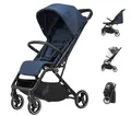 Produktbild: Osann Boogy 2 Kinderwagen Buggy mit Liegefunktion ab Geburt bis 22 kg - Reisebuggy inklusive Regenverdeck, Einhand-Faltmechanismus, UPF 50+ Sonnenschutz - Cobalt
