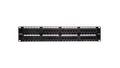 Produktbild: Patchpanel komplett 19 Zoll 48x RJ45 U/UTP Kat. 5e 2HE schwarz (RAL 9005)
