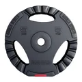 Produktbild: GORILLA SPORTS® Hantelscheiben - Einzeln/Set, 1,25kg, 2,5kg, 5kg, 10kg, 15kg, 17,5kg, 27,5kg, 30kg Gewichte, 30/31mm Bohrung, Tri-Grip, Kunststoff - Gewichtsscheiben, Hantelscheiben-Set