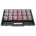 Produktbild: Muttern Sortiment M4-M5-M6-M8-M10-M12 554 tlg. Schraubenbox