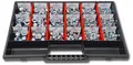 Produktbild: Muttern Sortiment M4-M5-M6-M8-M10-M12 554 tlg. Schraubenbox