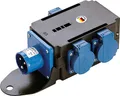Produktbild: Stromverteiler Verteiler MIXO 230V 16A CEE-Stecker auf 3x Schukosteckdose IP44