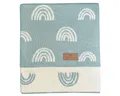 Produktbild: Babydecke DIKOS® Babydecke Baumwolle – Regenbögen – 100 % Bio Baumwolle, DIKOS, PREMIUM Qualität atmungsaktiv, nachhaltig, plastikfrei, kuschelweich