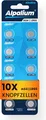 Produktbild: 10x 377 SR626SW AG4 LR66 LR626 Knopfzellen Batterien 1,5V Alkaline Uhren