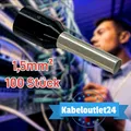 Produktbild: KLAUKE Aderendhülsen 1,5mm² 100 Stück 4728 isoliert Aderendhülse Schwarz