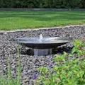 Produktbild: CLGarden Edelstahl 60cm Wasserschale EWS60 Set Springbrunnen LED Schale Brunnen