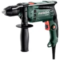 Produktbild: metabo Schlagbohrmaschine SBE 650-650 W, 10Nm Drehmoment, 16 mm Bohr-Ø Mauerwerk, 13 mm Stahl, 30 mm Holz - Vario-Elektronik, Rechts-Linkslauf - Profiwerkzeug für präzises Bohren