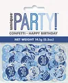Produktbild: Konfetti zum 30. Geburtstag - 14 g - Glitzer Blau & Silber Geburtstag