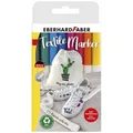 Produktbild: EBERHARD FABER Wäschemarker Textilmarker 2mm in 8 Farben + Schoblonen