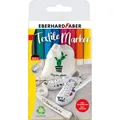 Produktbild: Eberhard Faber Textilstifte, 8 Stk. Textilmalstifte Textilmarker Textile Marker
