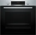 Produktbild: Bosch Einbau-Backofen HBA514BS3 | 71 l Garraum | 7 Heizarten | Hydrolyse-Selbstreinigung | A+ | 3D-Heißluft | Edelstahl, A+ (Spektrum: A+++ bis D)