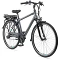 Produktbild: Telefunken E-Bike, Anthrazit, Metall, 110 cm, Freizeit, E-Mobilität, E-Bikes