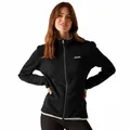 Produktbild: Regatta Newhill II Damen-Fleecejacke mit durchgehendem Reißverschluss, Schwarz/Oyster Mushroom, 46