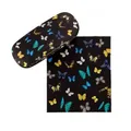 Produktbild: Hartschalen-Etui mit weichem Microfaserbezug und passendem Tuch SCHMETTERLINGE