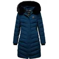Produktbild: REPUBLIX Winterjacke AITANA Damen Gefütterte Dicke Winter Jacke Mantel Parka mit Kapuze blau XXL