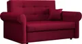 Produktbild: MIRJAN24 Schlafsofa Viva Silver II, Stilvoll Zweisitzer Couch, Sofa mit Bettkasten und Schlaffunktion, Schlafcouch (Kronos 02)