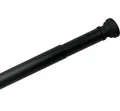 Produktbild: Ekershop Duschvorhangstange Alu Schwarz Matt Duschstange 140 - 250 cm Teleskopstange Klemmstange, Ø 28 mm, ausziehbar, kürzbar, geklemmt, Aluminium, für Duschvorhang ohne Duschvorhangringe, Antirutsch Pet, ohne Bohren