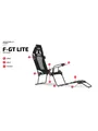 Produktbild: Next Level Racing F-GT Lite Formula and GT Foldable Simulator Cockpit- Grey Sim-Racing-Cockpit - Stoff - Bis zu 130 kg