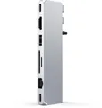 Produktbild: Satechi Pro Hub Max (1 x USB4, 1 x HDMI 4K 60 Hz,1 x USB-A3.0, 1 x micro/SD, 1 x Ethernet,1 x USB-C, 1 x Audio) - Sil