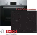 Produktbild: Induktionsherd Set Einbau Autark Backofen + Induktion Glaskeramik Kochfeld NEU