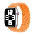 Produktbild: Geflochtenes Solo Loop für  Apple Watch | 44/45/46/49 mm - Größe 5 - Bright Oran