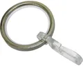 Produktbild: Gardinenring mit Gleiteinlage für Chicago edelstahl-optik Ø 20 mm 10 Stk.