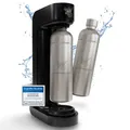 Produktbild: Luckymoose® Infinity Wassersprudler mit 2x 1,25L Edelstahlflaschen