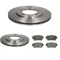 Produktbild: Bremsscheiben Bremsbeläge VORNE ABE (310mm) für SUZUKI GRAND VITARA I 1998-2005