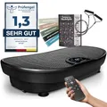 Produktbild: Sportstech Vibrationsplatte VP250 | Deutsche Qualitätsmarke | Curved Slim Design | Fettverbrennung & Muskelaufbau | leiser Motor mit 180 Stufen | 7+1 Trainingsprogramme inkl. Yoga | mit Bluetooth