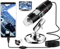 Produktbild: USB Mini Kamera Digitales Mikroskop 40-1000x Vergrößerung 8 LEDs für Windows Mac
