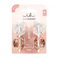 Produktbild: invisibobble CLIPSTAR Petit Bijoux S Hair Clips Set | 4 elegante Haarklammern in neutralen Farben | Sanfter Halt mit HairLoveTech | Stil & Pflege für gesundes Haar