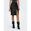 Produktbild: ONLY Lederimitatrock ONLOLINE FAUX LEATHER SKIRT OTW NOOS schwarz S (36)
