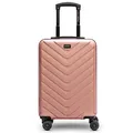 Produktbild: REDOLZ Hartschalen Kabinen-Koffer | Leichter Trolley 37 x 22 x 55 cm - hochwertiges ABS Material | 4 Doppelrollen & TSA-Schloss (Essentials 07)