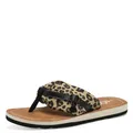 Produktbild: s.Oliver Damen Zehentrenner mit Herzdetail Sommer, Mehrfarbig (Leopard), 39 EU